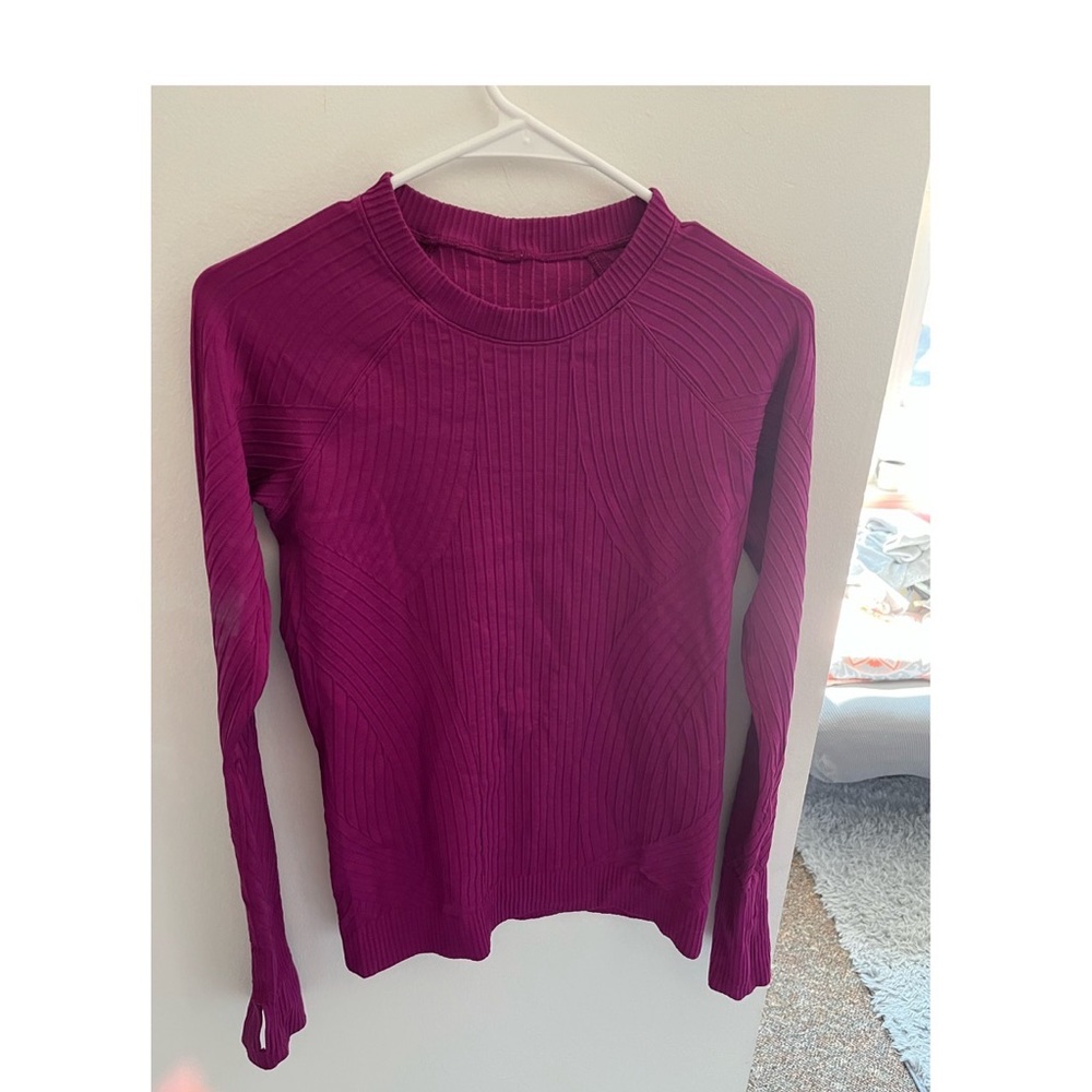 Lulu lemon long sleeve textured pullover
